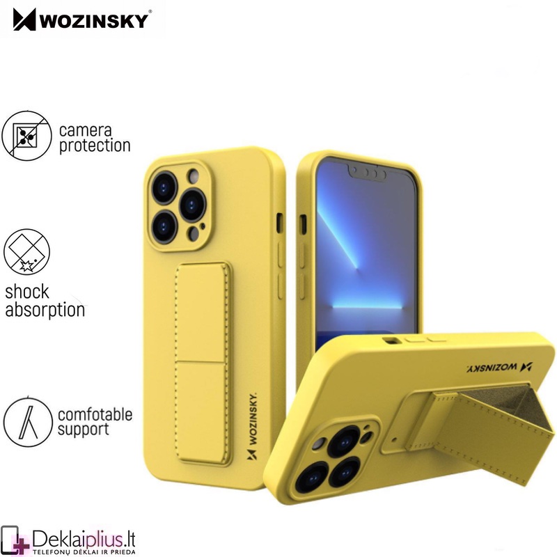 Wozinsky 4in1 švelnaus silikono dėklas - geltonas (Apple Iphone 11 Pro) Wozinsky 4in1 švelnaus silikono dėklas - geltonas (Apple Iphone 11 Pro)